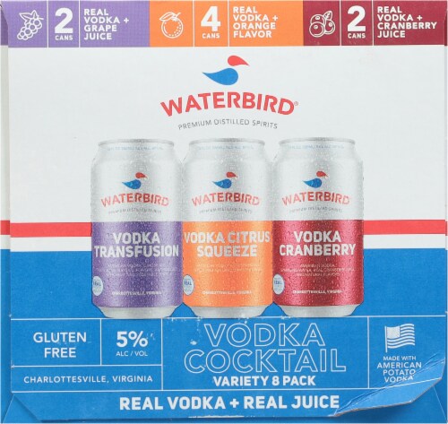 Waterbird Vodka Cocktail Variety Pack Cans Perspective: right