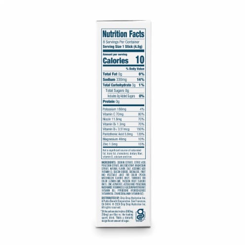 Drip Drop® Zero Sugar Electrolyte Drink Mix Variety Pack Perspective: right