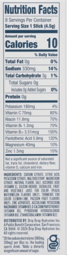 DripDrop® Zero Sugar Fast Hydration Variety Pack Perspective: right