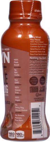 OWYN® Double Shot Caramel Macchiato Non Dairy Coffee Shake Perspective: right