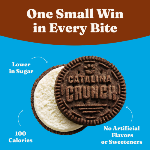 Catalina Crunch® Chocolate Vanilla Cookies Perspective: right