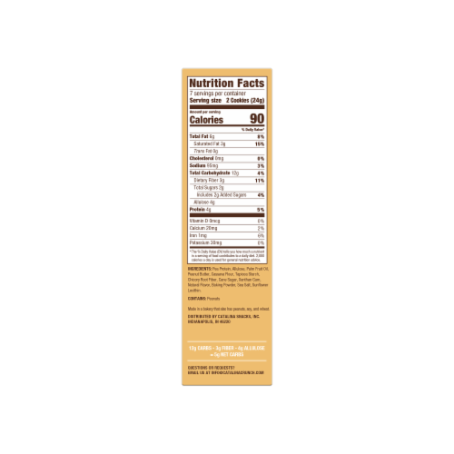 Catalina Crunch® Peanut Butter Cookies Perspective: right