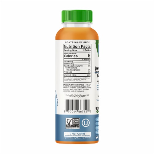 The Ryl Company™ Southern Sweet Antioxidant Superblend Zero Sugar Iced Tea Bottle Perspective: right