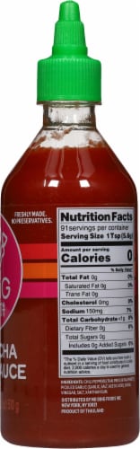 Mr Bing Sriracha Chili Sauce Perspective: right