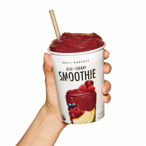 Daily Harvest Acai + Cherry Smoothie Perspective: right