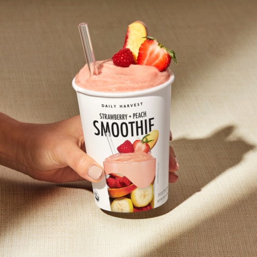 Daily Harvest Strawberry + Peach Smoothie, 8.0oz Perspective: right