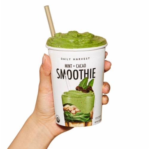 Daily Harvest Mint + Cacao Smoothie Perspective: right