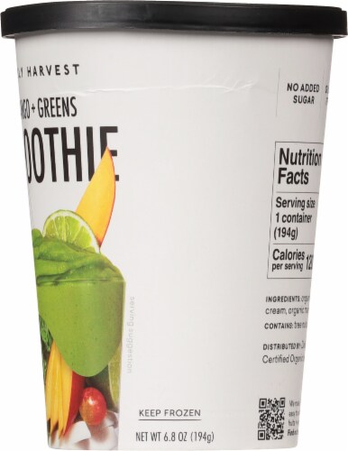 Daily Harvest Mango + Greens Frozen Smoothie Perspective: right