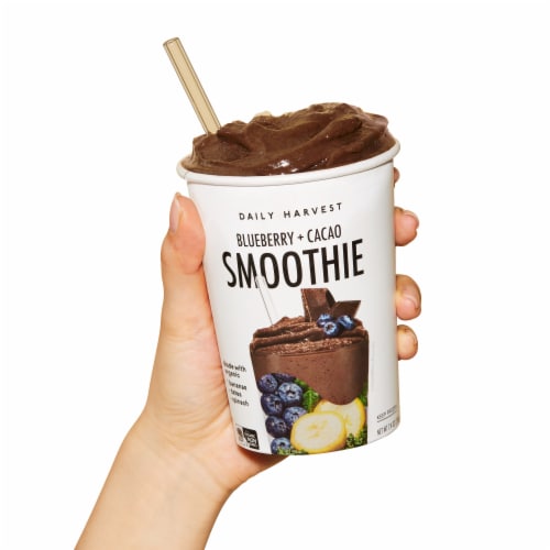 Daily Harvest Blueberry + Cacao Smoothie Perspective: right