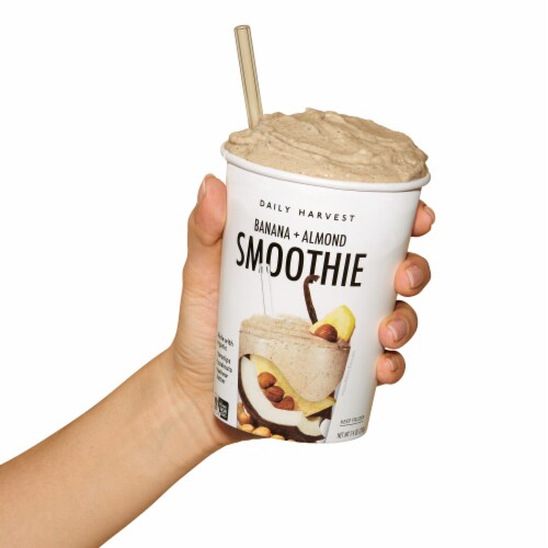 Daily Harvest Banana + Almond Smoothie 7.4 oz Perspective: right