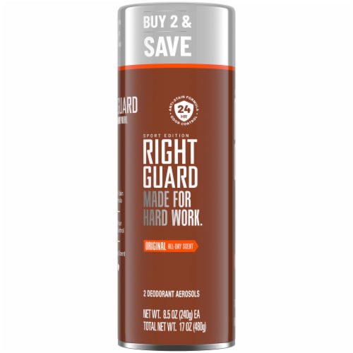 Right Guard Men's Deodorant Aresol Can Sport 2-Pack Perspective: right
