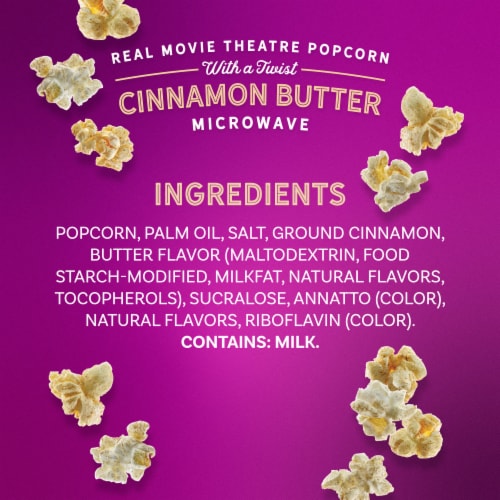 AMC Theatres Perfectly Popcorn™ Cinnamon Butter Popcorn Perspective: right