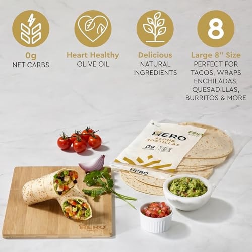 Hero™ Flour Tortillas Perspective: right
