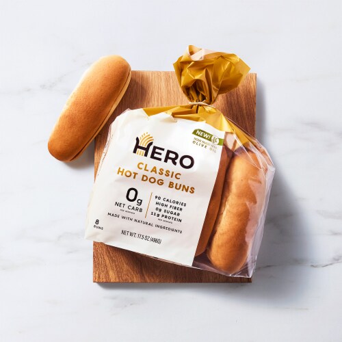 Hero™ Classic Hot Dog Buns Perspective: right
