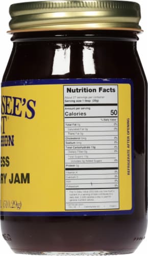 Tennessee's Best® Old Fashioned Seedless Blackberry Jam Perspective: right