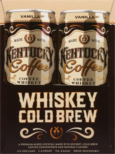 Kentucky™ Coffee Vanilla Whiskey Cold Brew Perspective: right
