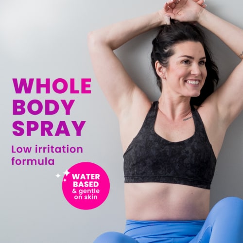 Lume Women's Whole Body Invisible Deodorant Spray Clean Tangerine Aluminum Free Perspective: right