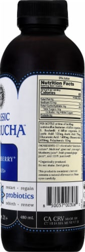 GT's Living Foods Synergy Organic Gingerberry Kombucha Perspective: right
