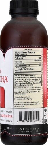 GT's Living Foods Organic Rose Classic Kombucha Perspective: right