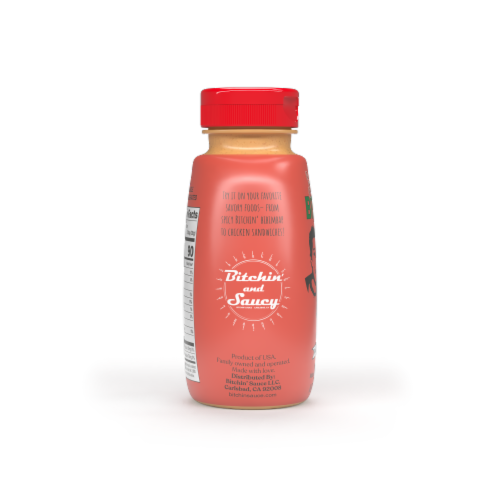 Bitchin' Sauce® Sriracha Squeeze Bottle Perspective: right