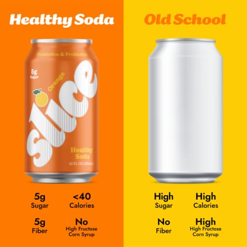 Slice Orange Healthy Soda Perspective: right