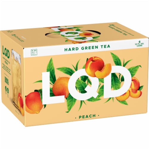 LQD Creative Liquids Peach Hard Green Tea Perspective: right