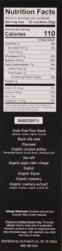 Get Back to Human® Grain-Free Sea Salt Crackers Perspective: right