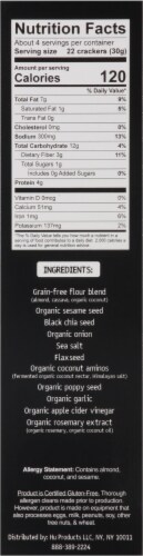 Get Back To Human® Grain-Free Everything Crackers Perspective: right