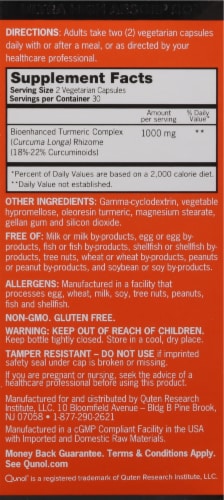 Qunol® Extra Strength Turmeric 1000 mg Perspective: right