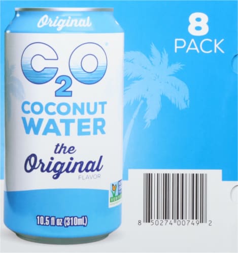 C2O® The Original Coconut Water Carton Perspective: right