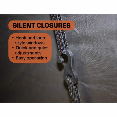 Rhino Blinds R150 Durable 3 Person Outside Game Hunting Ground Blind, Mossy Oak Perspective: right