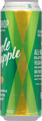 Bishop Cider Co. Apple Pineapple Cider Perspective: right