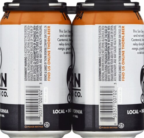 Thorn Brewing Co Relay IPA Perspective: right