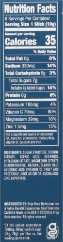 Drip Drop® Watermelon Powdered Drink Mix Packets Perspective: right