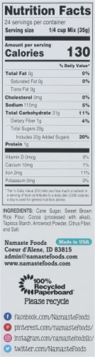 Namaste Foods Gluten Free Brownie Mix Perspective: right