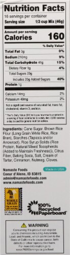 Namaste Gluten Free Spice Cake Mix Perspective: right