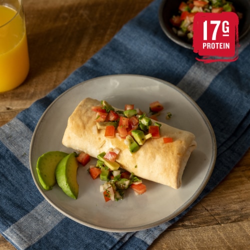 Red’s Turkey Sausage Frozen Breakfast Burrito Perspective: right