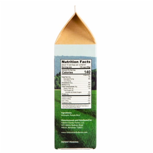 Ralston Family Farms™ Whole Grain Aromatic Purple Rice Perspective: right