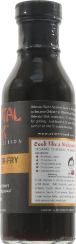 Oriental Wok Sesame Sauce Perspective: right