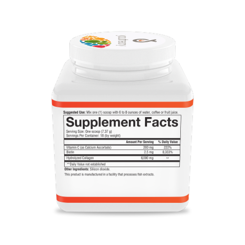 Youtheory® Skin, Hair & Nail Unflavored Formula Collagen Powder Perspective: right