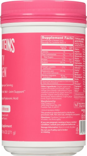 Vital Proteins Beauty Collagen® Tropical Hibiscus Dietary Supplement Perspective: right
