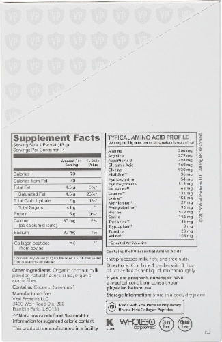 Vital Proteins Collagen Creamer Mocha Packets Perspective: right