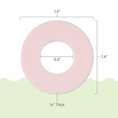 ZenToes Soft Foam Callus Cushions Round Waterproof Pads Toe and Foot Protectors (24 Count) Perspective: right