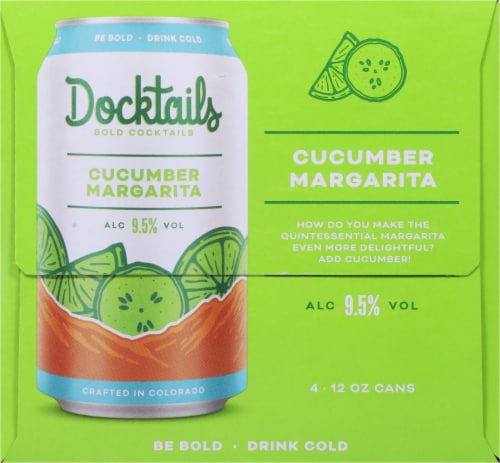 Dry Dock Docktails Cucumber Margarita Cocktail Perspective: right