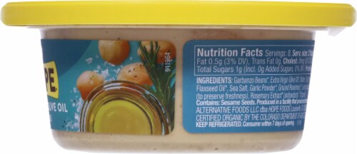 Hope® Sea Salt & Olive Oil Hummus 8 oz Perspective: right