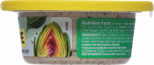 Hope® Spinach Artichoke Cashew & Almond Nut Dip 8 oz Perspective: right