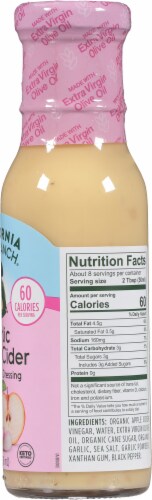 California Olive Ranch® Garlic Apple Cider Vinaigrette Dressing Perspective: right