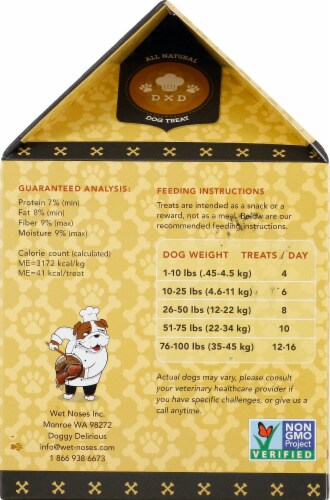 Doggy Delirious Peanut Butter Bones Perspective: right
