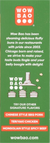 Wow Bao Whole Wheat Vegetable Frozen Meal Perspective: right