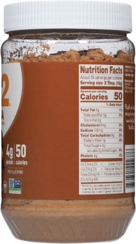 PB2® Peanut Butter Powder with Cocoa Perspective: right